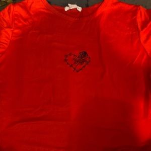 Very soft and bright red